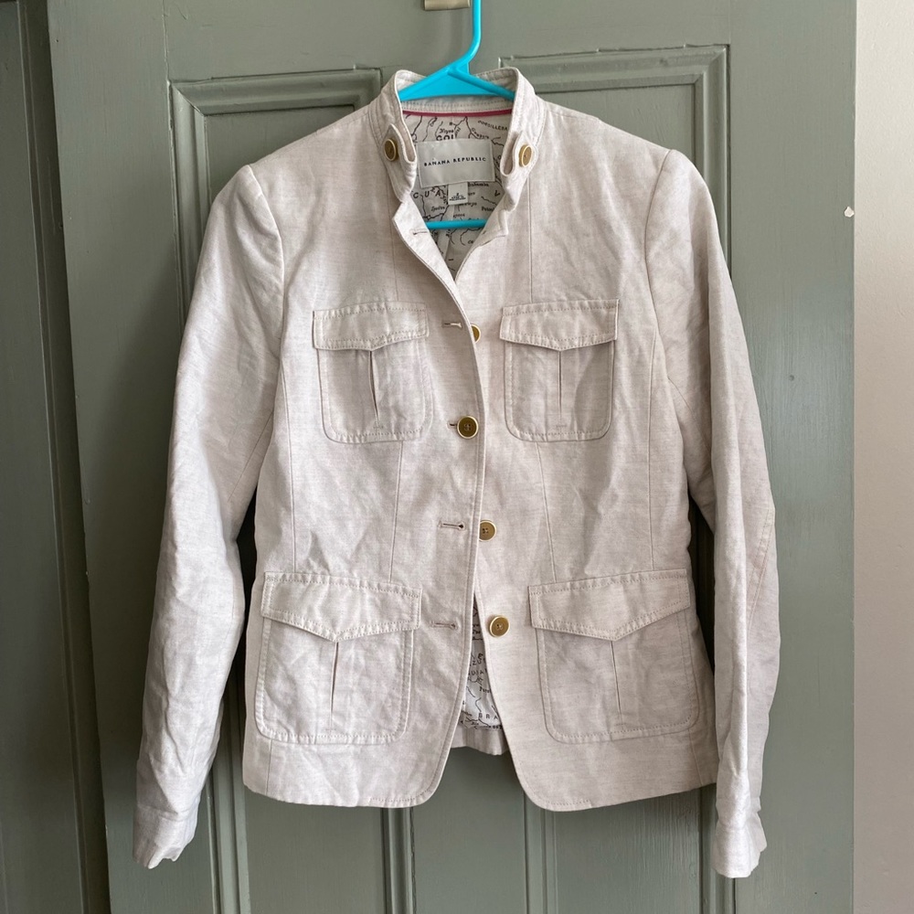Banana Republic Cream Jacket